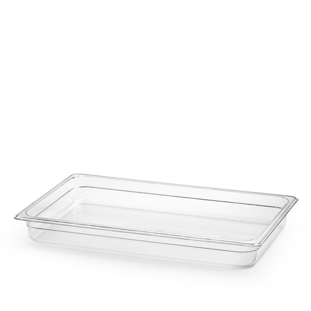 Kantin plast transparent GN 1/1 65mm