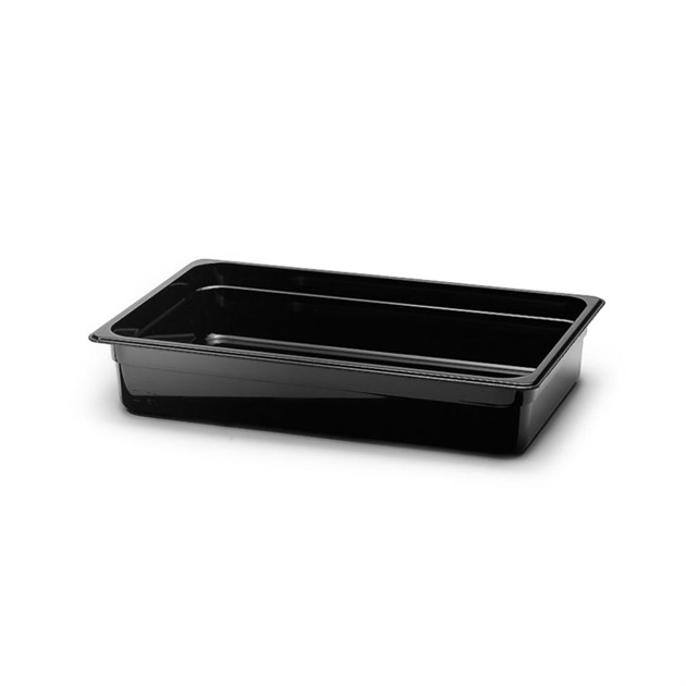 Kantin plast svart GN 1/1 100mm