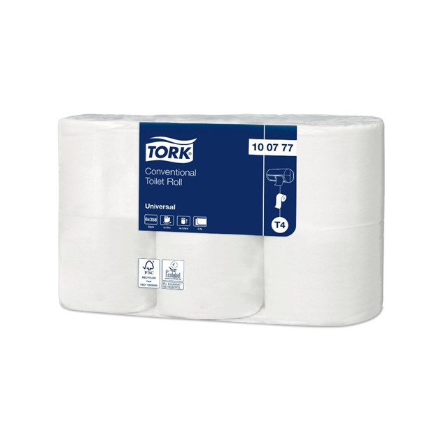 Toalettpapper Universal Tork T4 42rle/fp