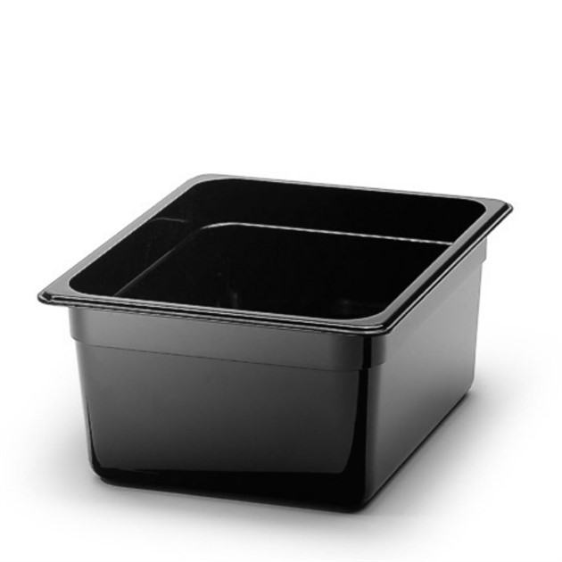 Kantin plast svart GN 1/2 150mm
