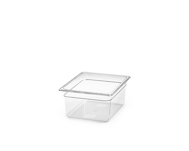 Kantin plast transparent GN 1/2 150mm