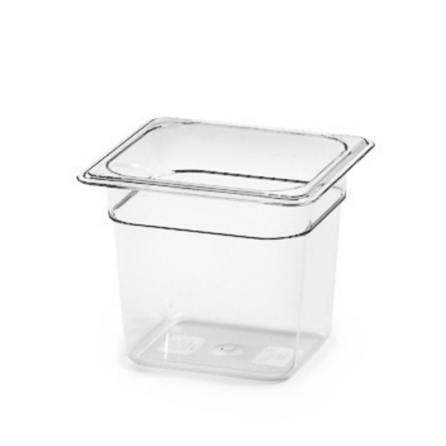 Kantin plast transparent GN 1/6 150mm