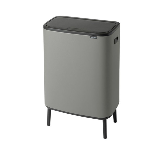 Avfallstunna Brabantia Bo Touch Bin HI 2x30 lit Mineral concrete gray