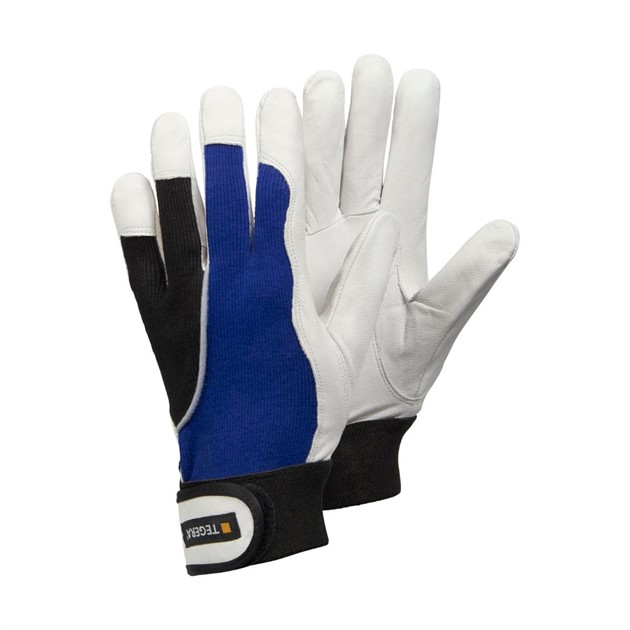Läderhandske Tegera® 13 blå/svart/vit
