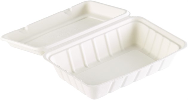 Take away box Bagasse 239x156mm Duni 120st/fp