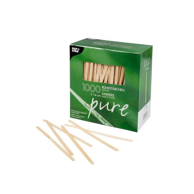 Rörpinne trä 5 mm längd 14 cm 1000st/ifp