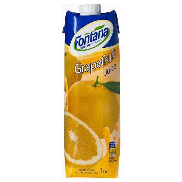 Juice Grapefrukt Fontana 12x1 liter