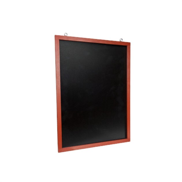 Griffeltavla med brun ram 50x70cm