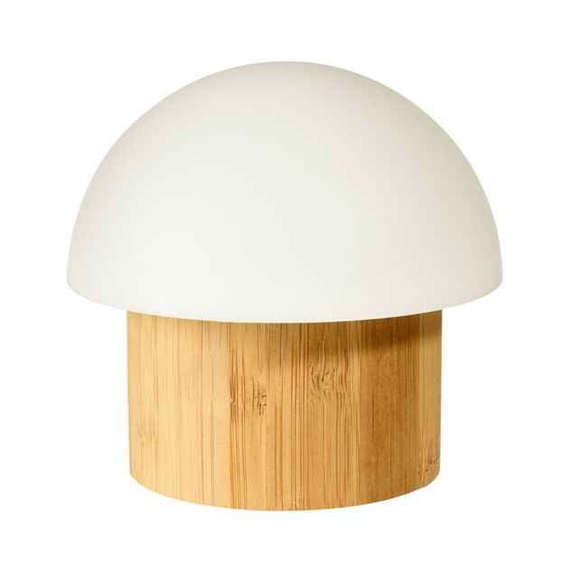 LED-ljushållare Brother Bambu höjd 10,5cm vit