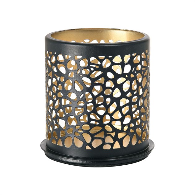 Ljushållare Safari Giraffe metall höjd 7,5cm svart