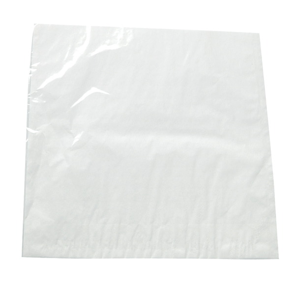 Smörgåspåse med fönster 210x210mm vit 1000st/fp