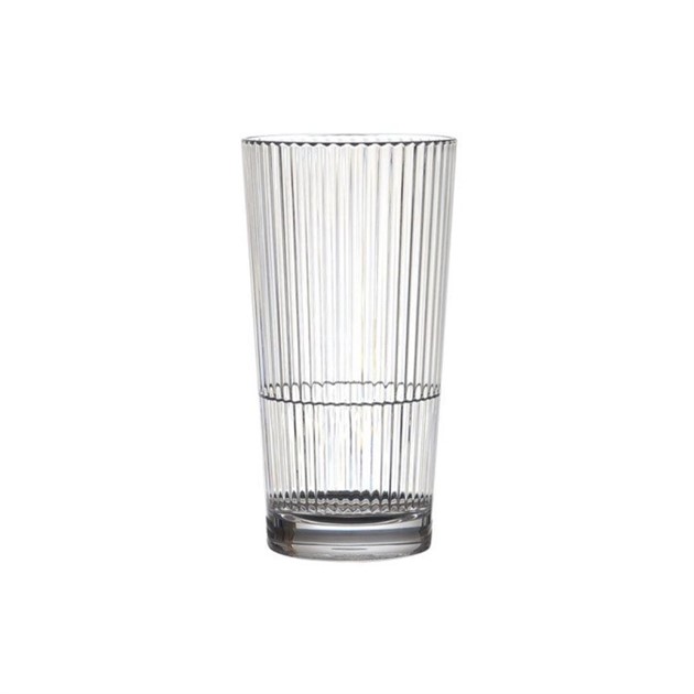 Ölglas polykarbonat okrossbart Stripe 40cl