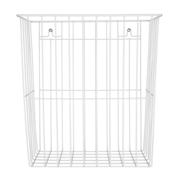 Papperskorg trådkorg Tork vit