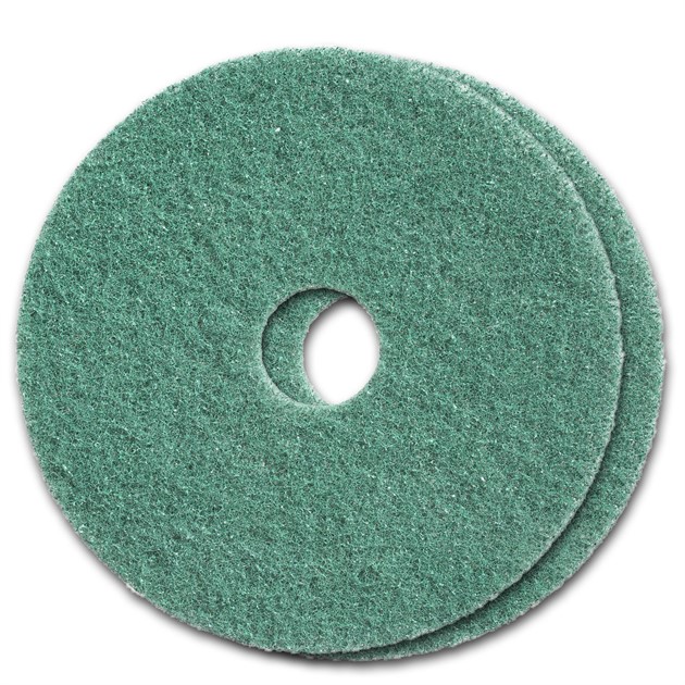 Golvvårdsrondell Twister 15'' grön 2st/fp