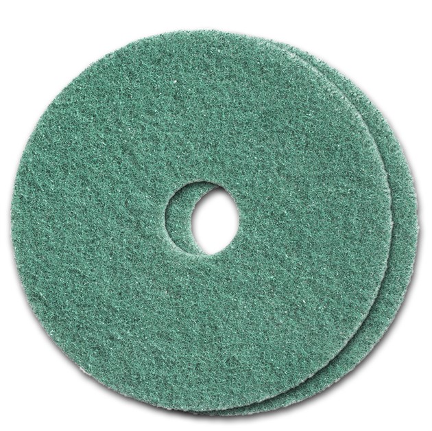 Golvvårdsrondell Twister 14'' grön 2st/fp