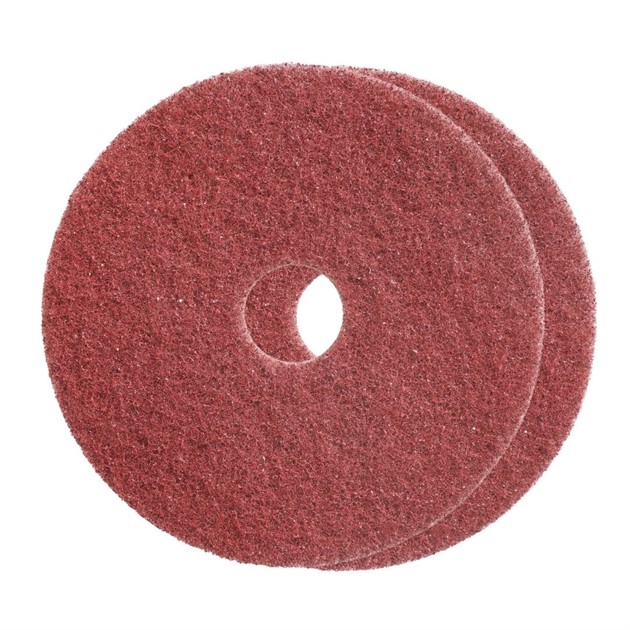 Golvvårdsrondell Twister 17'' röd 2st/fp