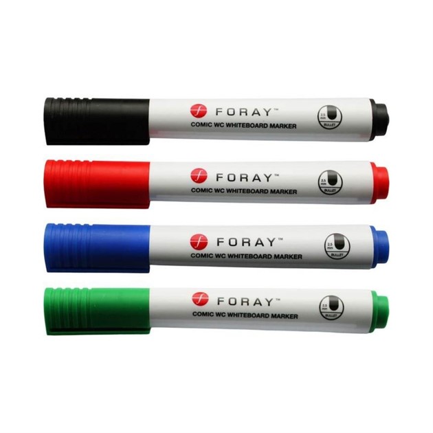 Whiteboardpenna Foray rund spets 4st/fp