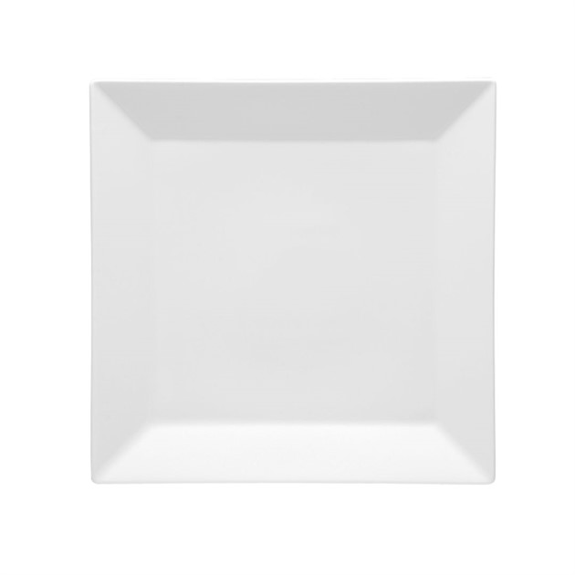 Tallrik kvadratisk Classic 21,5x21,5cm vit