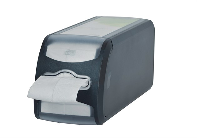 Bordsdispenser liggande för servett N14 Tork Xpressnap Fit svart