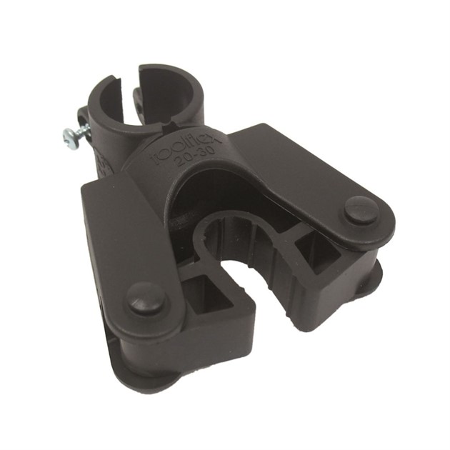 Hållare Toolflex Standard 20-30mm Rörfäste 22mm komplett svart