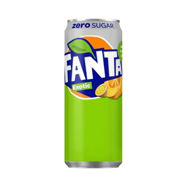 Fanta Exotic Zero 33cl burk inkl pant 20st/fp