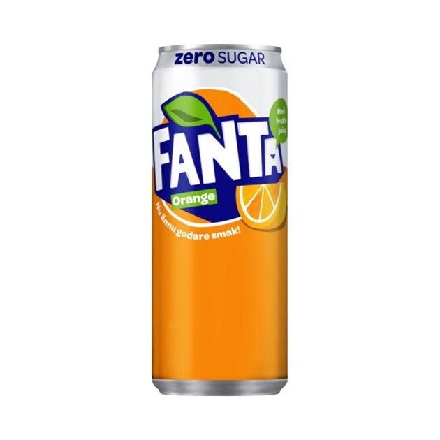 Fanta Zero 33cl burk inkl pant 20st/fp