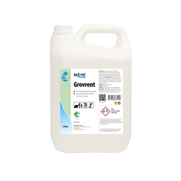 Grovrengöring Activa Free 5 lit