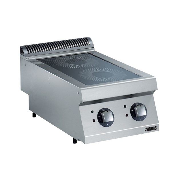 Induktionsspis bänkmodell 400mm Zanussi 2 värmezoner