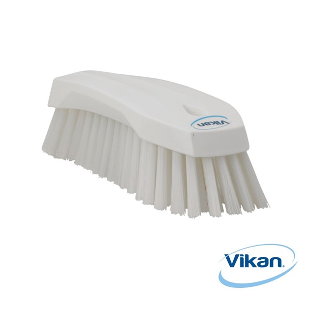 Handskurborste hård L Vikan 200mm vit