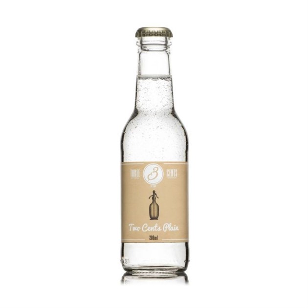 Soda Water Two cents Plain Three Cents 24x200ml