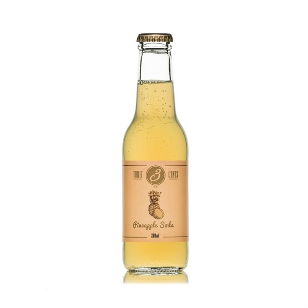Pinapple Soda Three Cents 24x200ml
