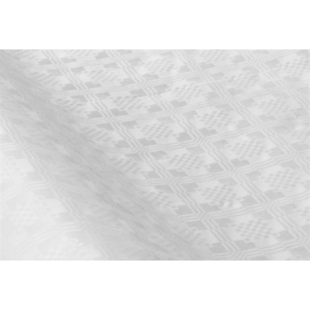 Duk damast ark 80x120cm vit 250st/fp
