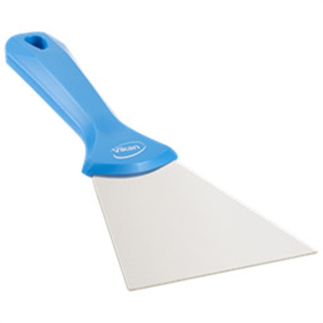 Handskrapa rostfri Vikan 100mm blå