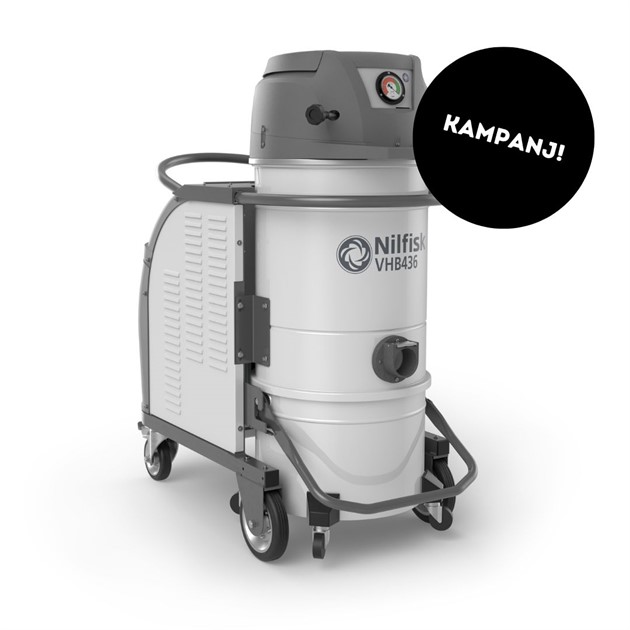 Industridammsugare Nilfisk VHB436 batteridriven