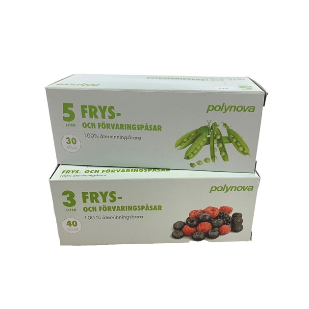Fryspåse 3 lit transparent 40st/rle