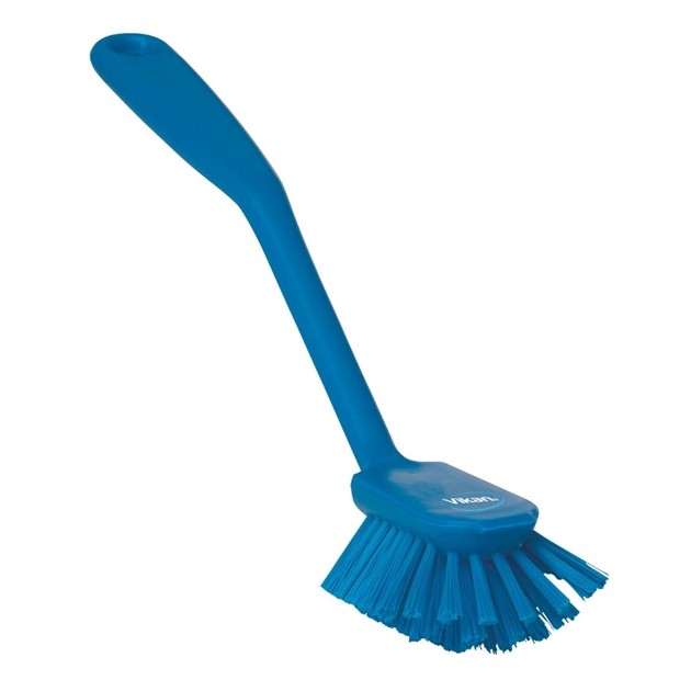 Diskborste medium Vikan 28cm blå