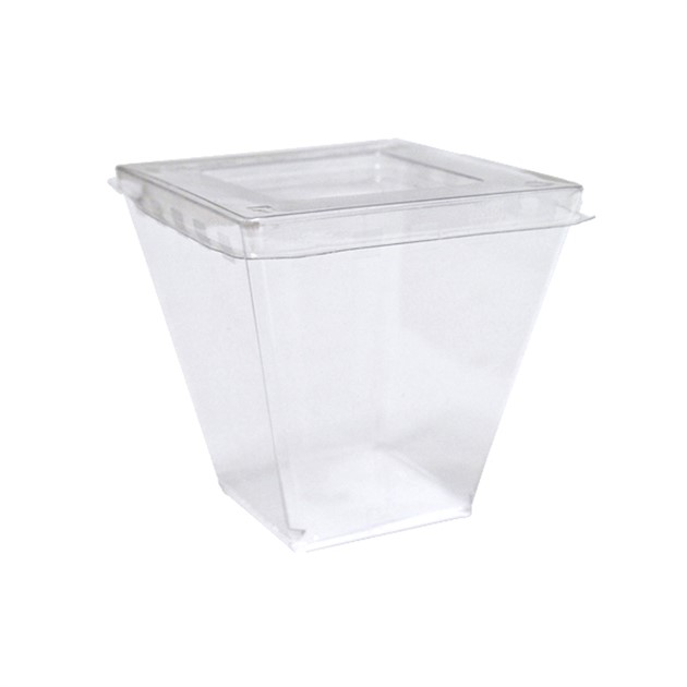 Lock till dessertbägare 12cl transparent 500st/fp