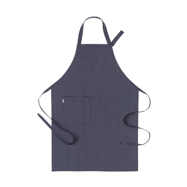 Bröstlappsförkläde 4579 Segers 70x100cm midnattsblå rand