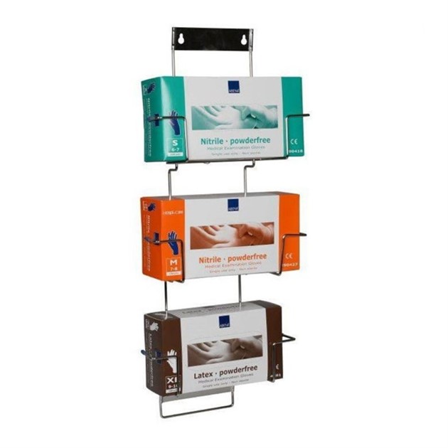 Vägghållare för handskar Flexi Rack 3 askar