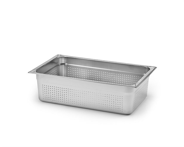 Kantin rostfri GN 1/1 perf 150mm