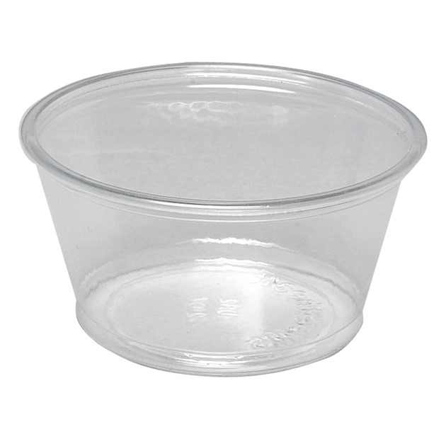 Portionsbägare klar PS 92ml (2500 st/kart)