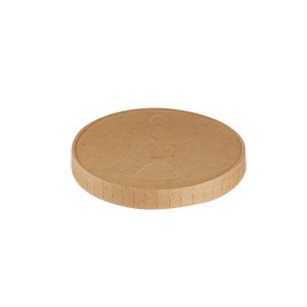 Lock till portionsbägare papp dia 62mm natur 1500st/fp