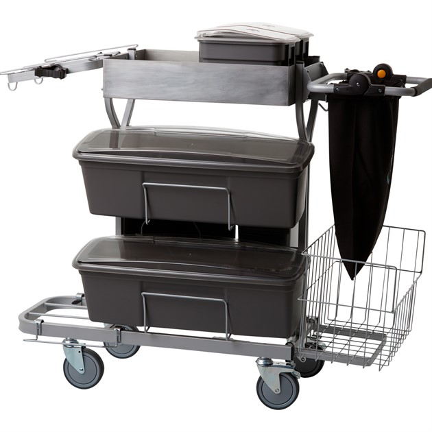 Städvagn Kompakt Plus Vikan grå