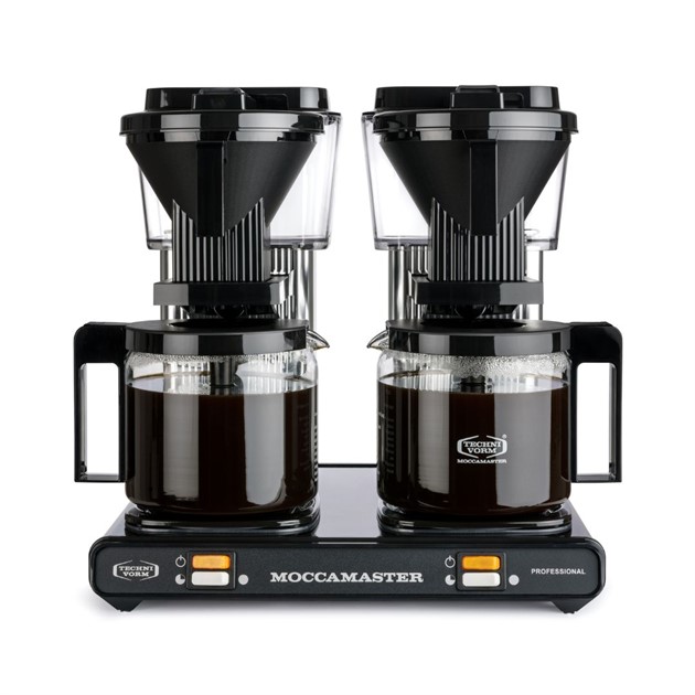 Kaffebryggare Moccamaster Professional Double Silver/svart