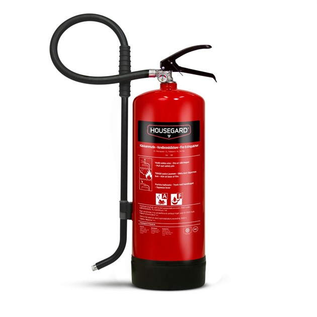 Fettbrandsläckare 6 lit Housegard 13A 75F röd