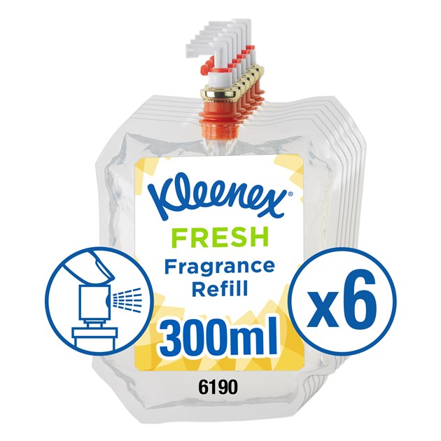 Luktbättrare KCP refill Fresh 300ml 6st/fp