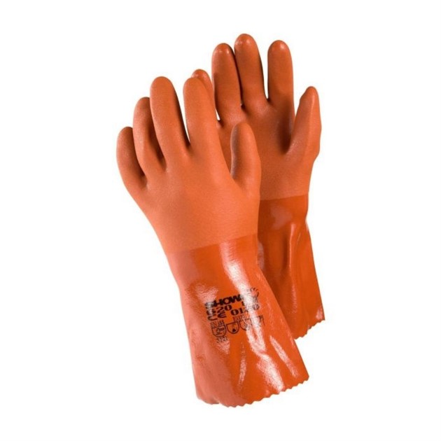 Kemikalieskyddshandske Tegera® 620 vinyl orange