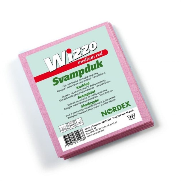 Diskduk röd 10st/fp