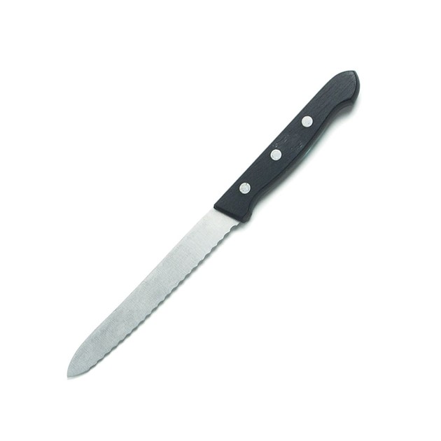 Barkniv tandad 15cm svart