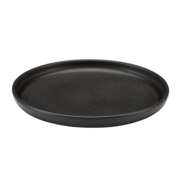 Tallrik Black flat 28cm svart Playground